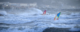 TEMPETE ZEUS MARSEILLE ,PLAGE DU PRADO,WINDSURF, PLANCHE À  VOILE