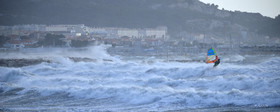 TEMPETE ZEUS MARSEILLE ,PLAGE DU PRADO,WINDSURF, PLANCHE À  VOILE
